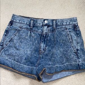 Mom jean denim shorts